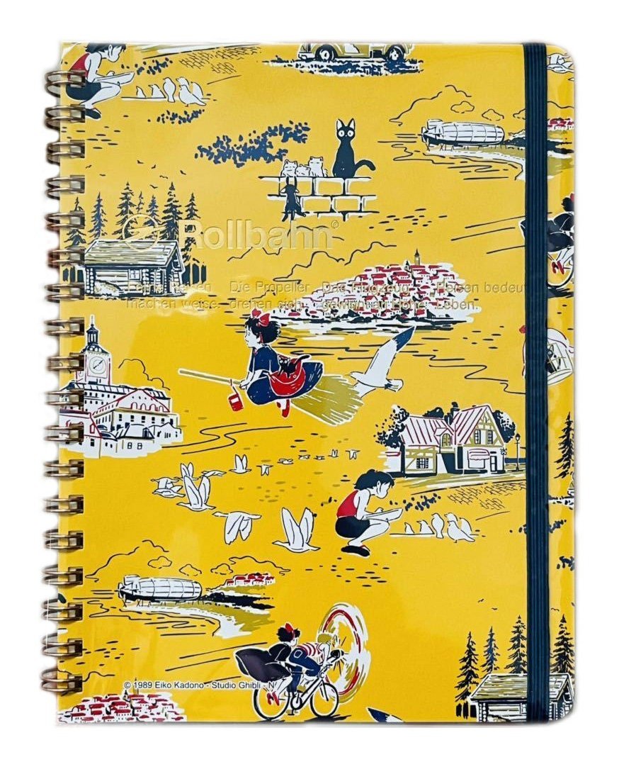 Official Studio Ghibli Notebook • My Neighor Totoro Notepad/Sketchbook/Diary/Planner • Small Totoro Rollban Spiral/Japanese Stationery Gift - Kamaji Market
