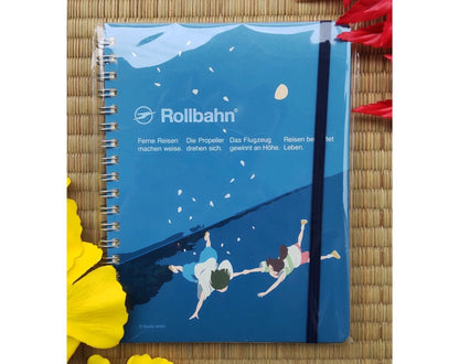 Official Studio Ghibli Notebook • Spirited Away Notepad/Sketchbook/Planner/Diary • Rollban Spiral Book/Japanese Stationery Gift Chihiro Haku - Kamaji Market