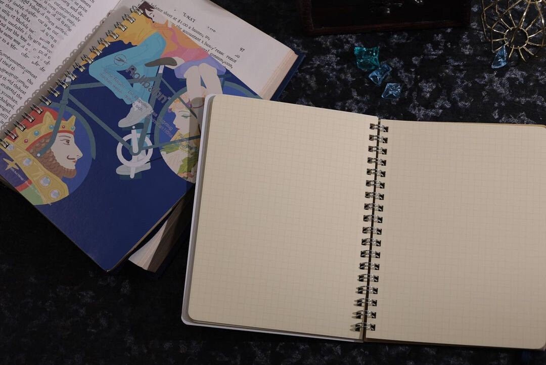 Official Studio Ghibli Notebook • Whisper of the Heart Notepad/Sketchbook/Planner/Diary • Rollban Spiral Book • Japanese Stationery Gift - Kamaji Market
