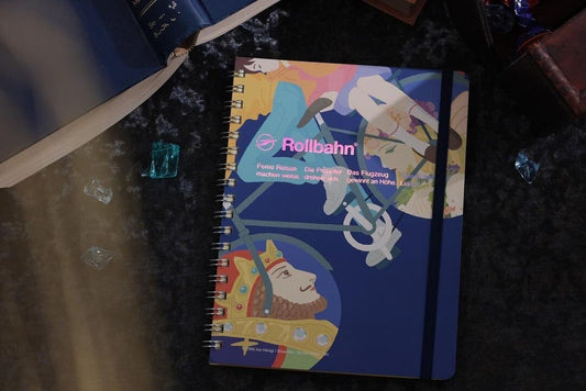 Official Studio Ghibli Notebook • Whisper of the Heart Notepad/Sketchbook/Planner/Diary • Rollban Spiral Book • Japanese Stationery Gift - Kamaji Market