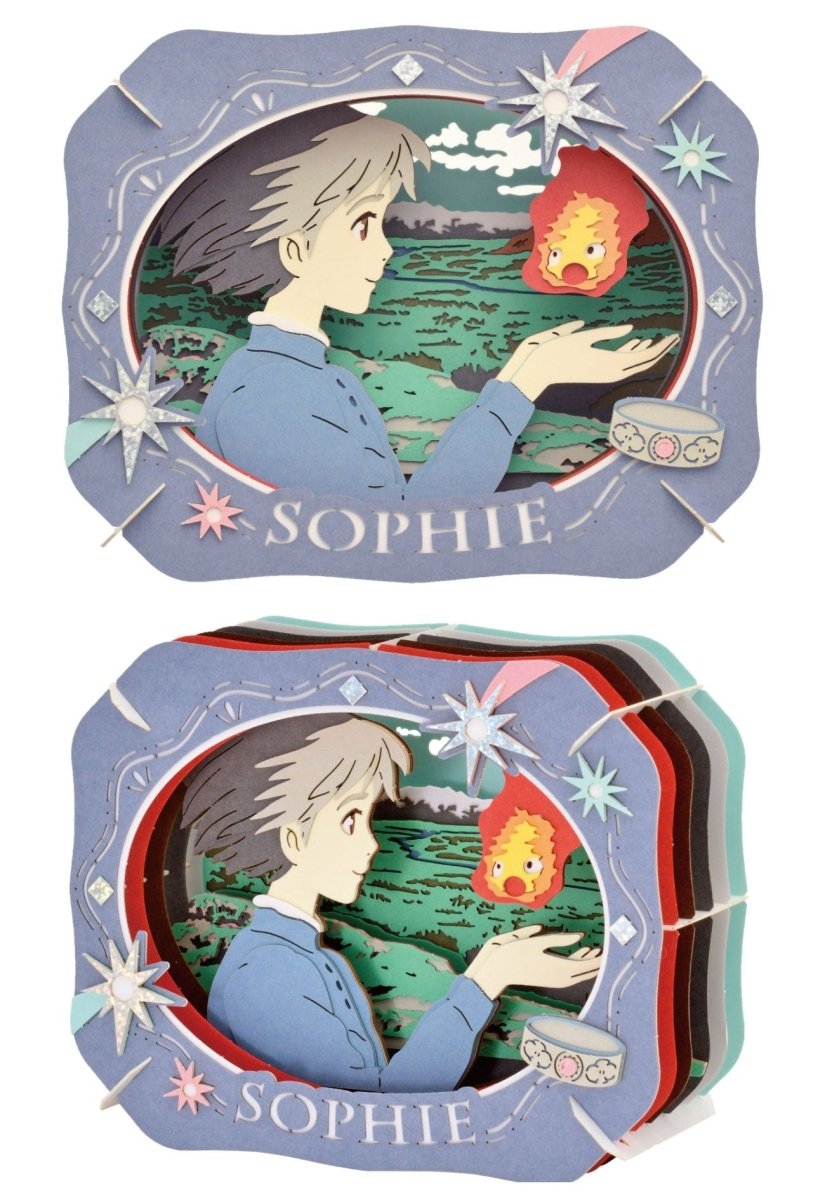 Official Studio Ghibli Paper Theater • Mononoke, Howl, Kiki, Laputa, Porco Rosso Diorama/Papercraft/Miniature/Home Decor - Kamaji Market