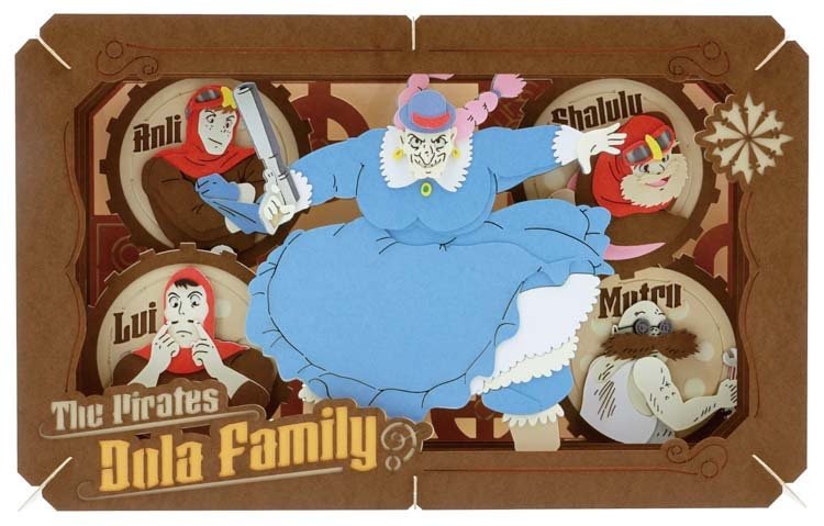 Official Studio Ghibli Paper Theater • Spirited Away, Laputa, Porco Rosso Diorama/Papercraft/Miniature/Home Decor • Anime Film Scene Gift - Kamaji Market