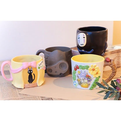 Official Studio Ghibli Planter Cover/Cup • Totoro, Kikis Delivery, Laputa, Spirited Away Pot/Vase/Holder/Home Decor/Interior Design Gift - Kamaji Market