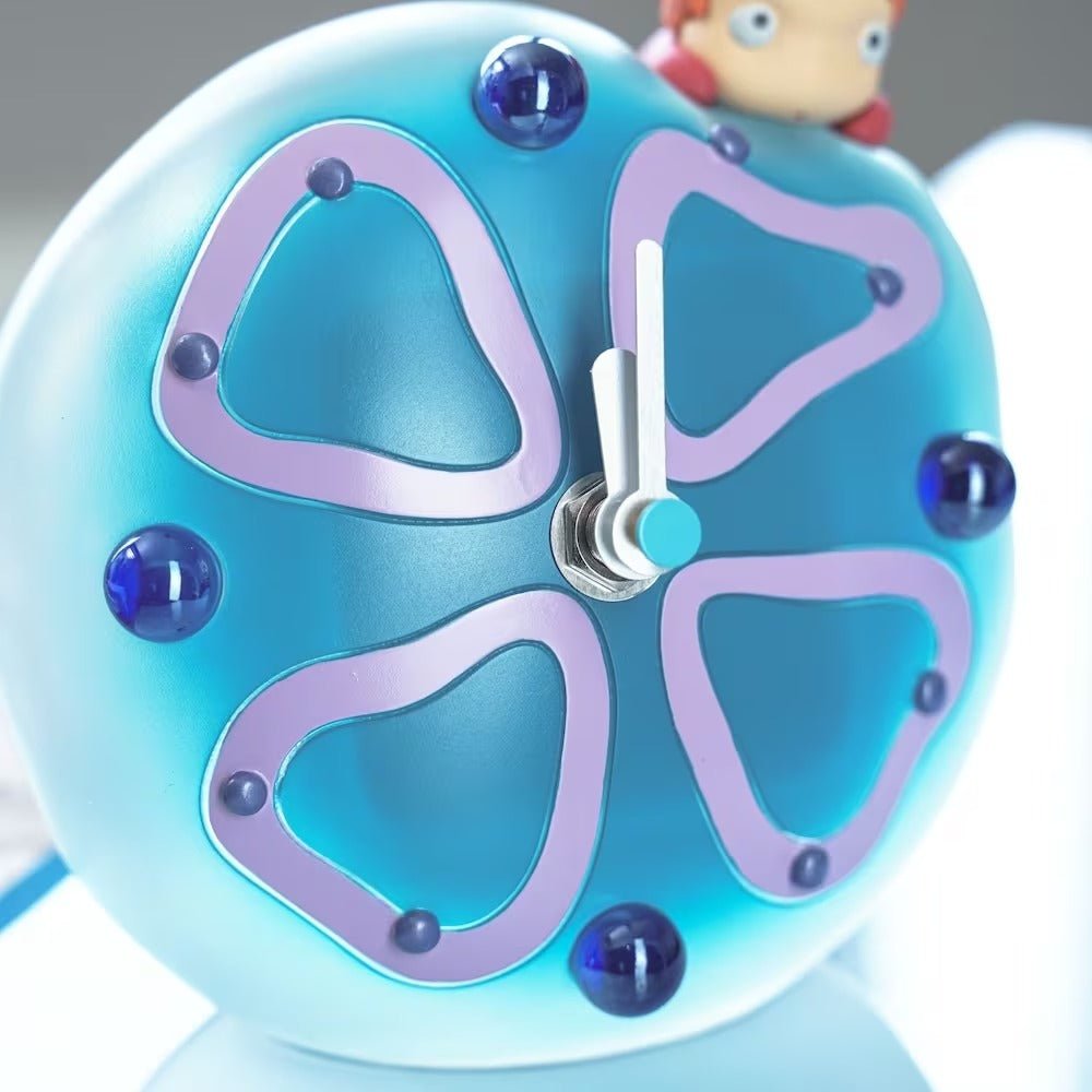 Official Studio Ghibli Ponyo Table Clock • Ponyo and Jellyfish Figure/Home Decor/Interior Diorama - Kamaji Market