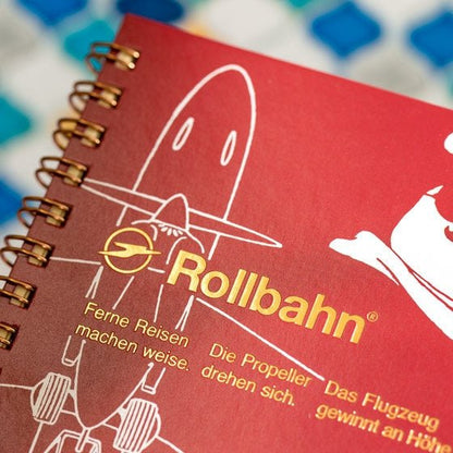 Official Studio Ghibli Porco Rosso Notebook • Crimson Pig Notepad/Sketchbook/Planner/Diary • Rollban Spiral Book/Japanese Stationery Gift - Kamaji Market