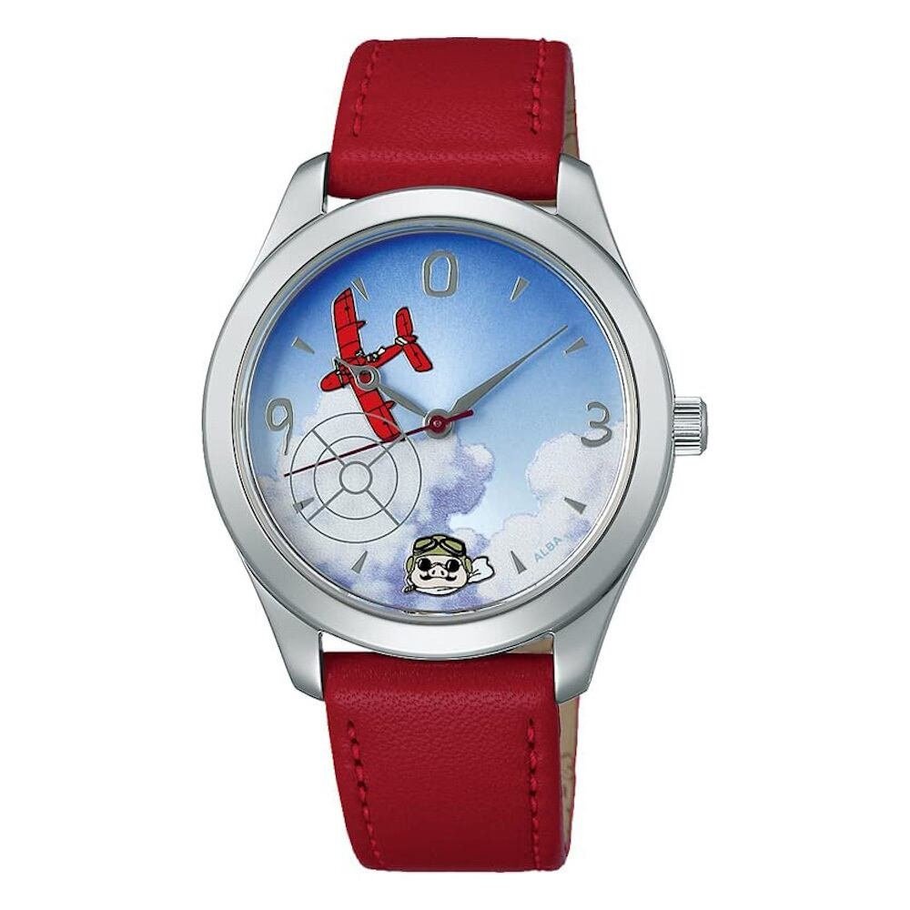 Official Studio Ghibli Porco Rosso Wrist Watch • Crimson Pig Watch/Clock • Japanese Anime Watches Gift • Limited to 900 - Kamaji Market