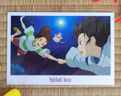 Official Studio Ghibli Postcard • Spirited Away Message card/Writing letter • Japanese Stationery Gift - Kamaji Market