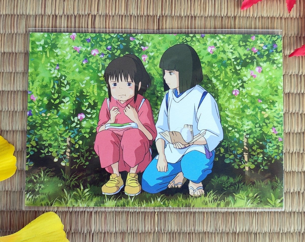 Official Studio Ghibli Postcard • Spirited Away Message card/Writing letter • Japanese Stationery Gift - Kamaji Market
