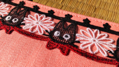 Official Studio Ghibli Pouch/Clutch My Neighbor Totoro/Kikis Delivery Service • Pencil Case/Cosmetic Bag/Wallet/Makeup Bag • Jiji Gigi Gift - Kamaji Market