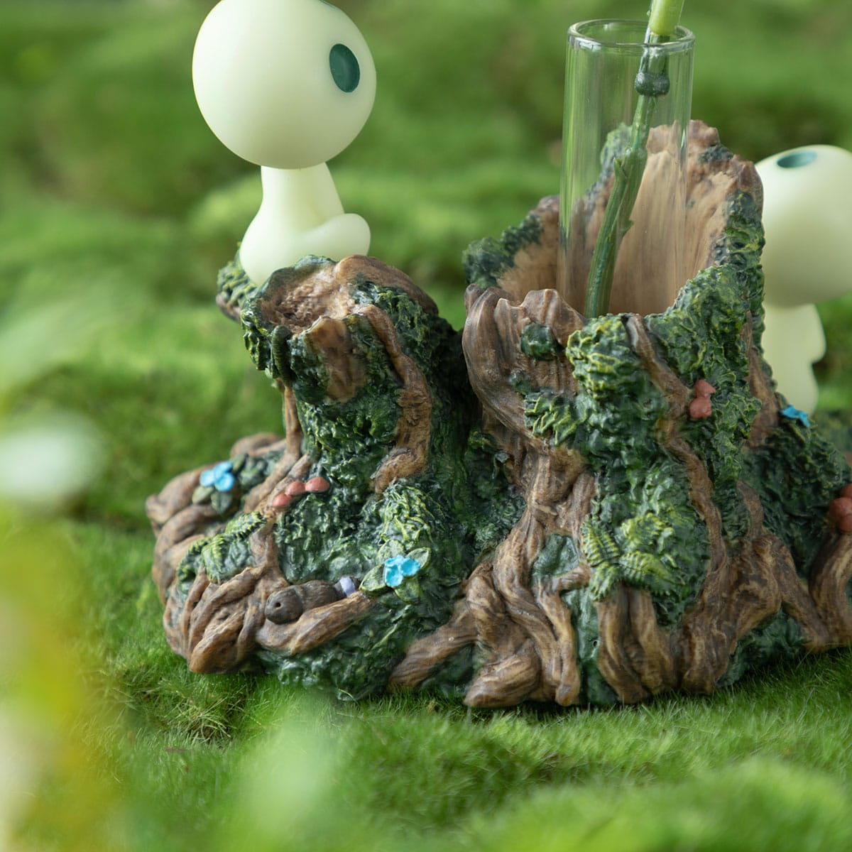 Official Studio Ghibli Princess Mononoke Single Vase • Resin Figure Kodama's Flower Day - Kamaji Market