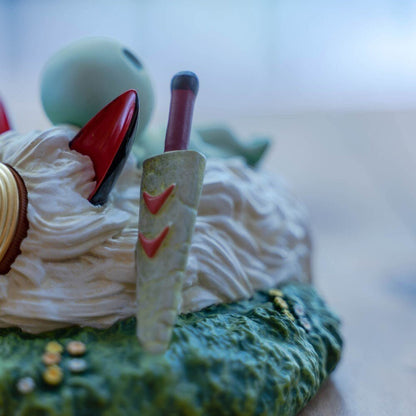 Official Studio Ghibli Princess Mononoke Table Clock • San/Kodama Figure - Kamaji Market
