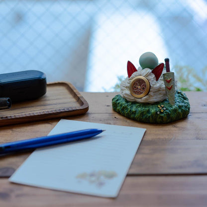 Official Studio Ghibli Princess Mononoke Table Clock • San/Kodama Figure - Kamaji Market