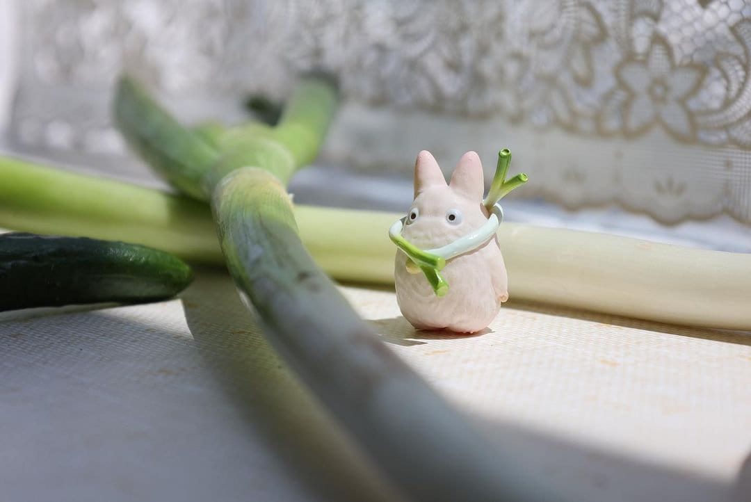Official Studio Ghibli Small Totoro Figure (Set of 6) • My Neighbor Totoro Figurine/Statue/Replica/Home Decor/Interior Diorama - Kamaji Market