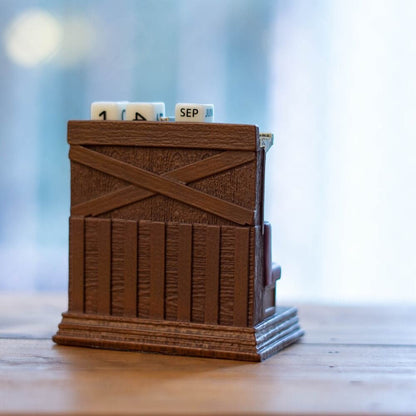 Official Studio Ghibli Spirited Away Perpetual Calendar with Dice, No Face Figure - Kamaji Market