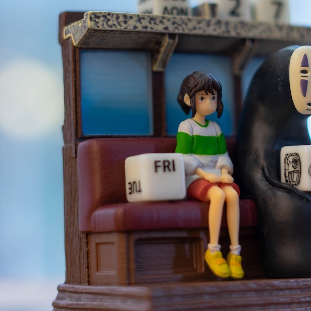 Official Studio Ghibli Spirited Away Perpetual Calendar with Dice, No Face Figure - Kamaji Market