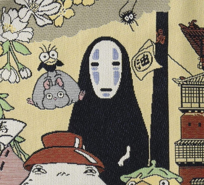 Official Studio Ghibli Spirited Away Place Mat • Weave Gobelin/Tapestry/Wall Decor Hanging • Anime Gift • Kaonashi (No Face) - Kamaji Market