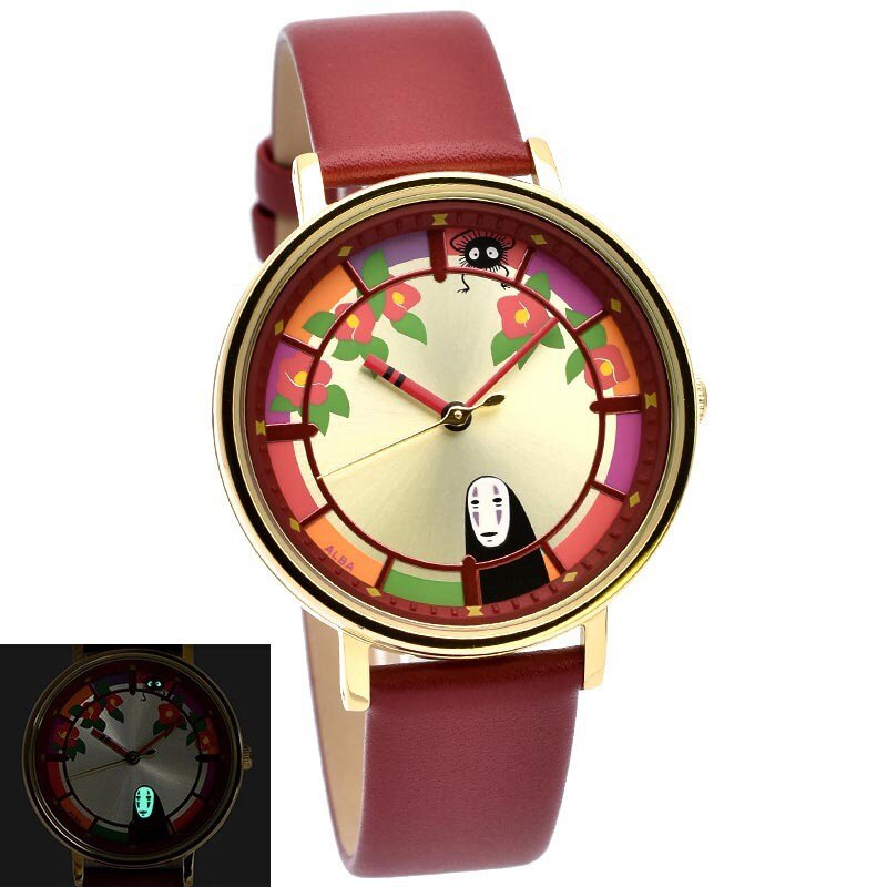 Official Studio Ghibli Spirited Away Wrist Watch with No Face Kaonashi • ALBA Seiko Japanese Anime Watches • Limited to 600 - Kamaji Market