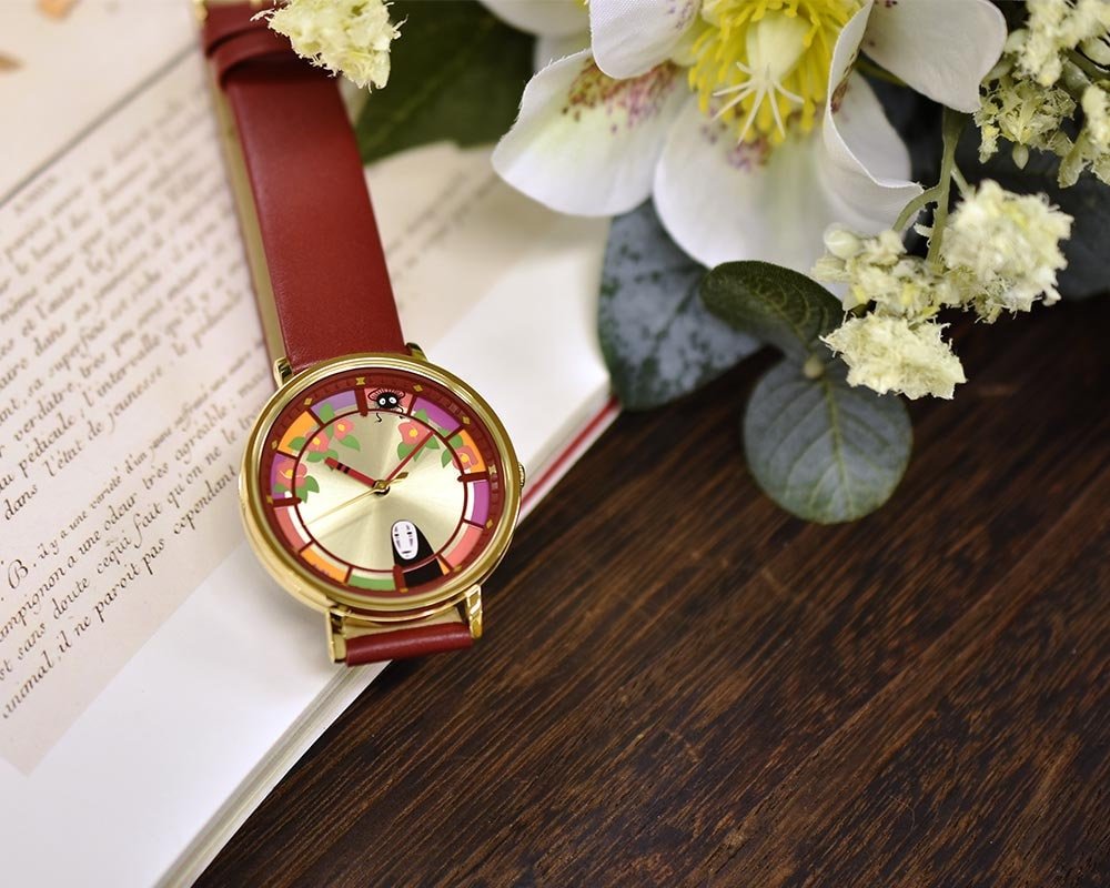 Official Studio Ghibli Spirited Away Wrist Watch with No Face Kaonashi • ALBA Seiko Japanese Anime Watches • Limited to 600 - Kamaji Market