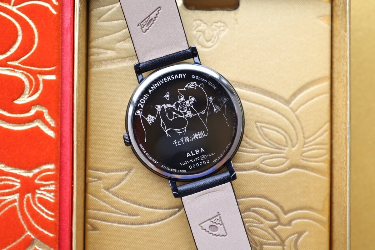 Official Studio Ghibli Spirited Away Wrist Watch with No Face Kaonashi • ALBA Seiko Japanese Anime Watches • Limited to 600 - Kamaji Market
