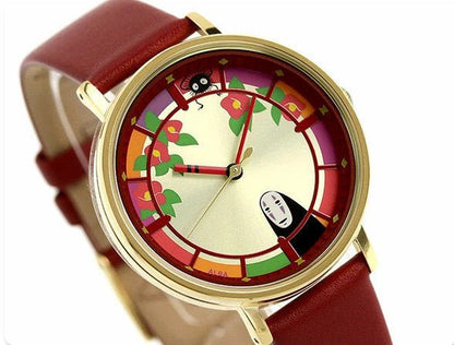 Official Studio Ghibli Spirited Away Wrist Watch with No Face Kaonashi • ALBA Seiko Japanese Anime Watches • Limited to 600 - Kamaji Market