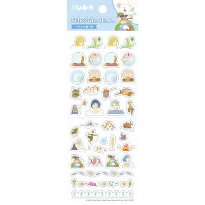 Official Studio Ghibli Stickers Set 2026 • Howl, Totoro, Spirited Away, Kikis Delivery, Laputa • Schedule Book/Notebook/Planner/Diary/Stationery - Kamaji Market