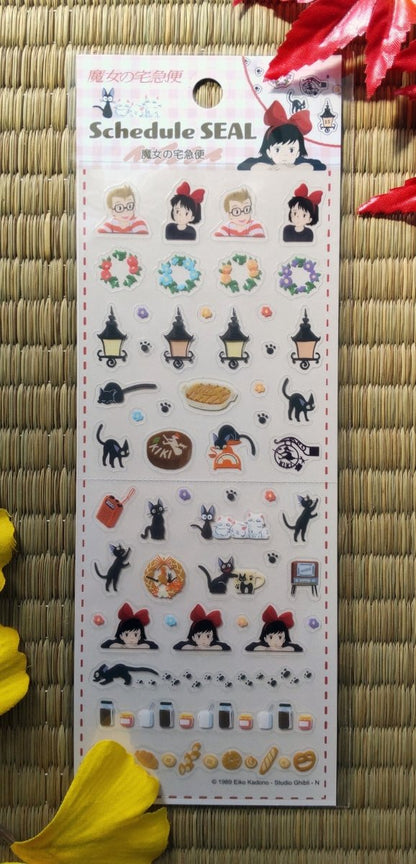 Official Studio Ghibli Stickers Set • My Neighbor Totoro, Spirited Away, Kikis Delivery, Laputa • Schedule Book/Notebook/Planner/Diary/Gift - Kamaji Market