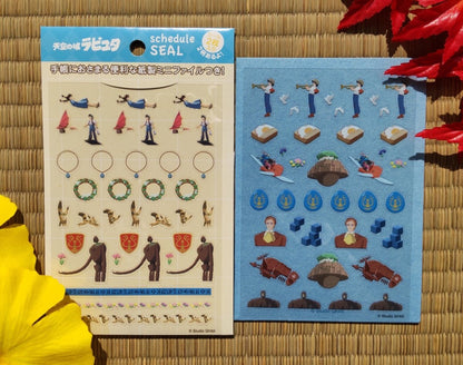 Official Studio Ghibli Stickers Set • My Neighbor Totoro, Spirited Away, Kikis Delivery Service, Laputa • Schedule Book/Notebook/Laptop/Gift - Kamaji Market