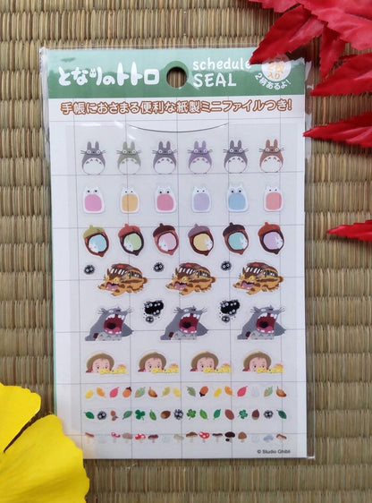 Official Studio Ghibli Stickers Set • My Neighbor Totoro, Spirited Away, Kikis Delivery Service, Laputa • Schedule Book/Notebook/Laptop/Gift - Kamaji Market