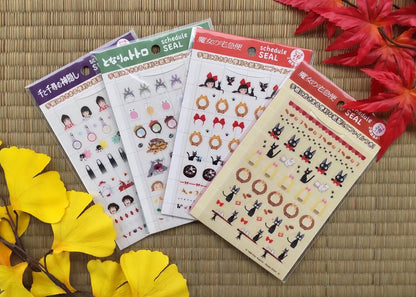Official Studio Ghibli Stickers Set • My Neighbor Totoro, Spirited Away, Kikis Delivery Service, Laputa • Schedule Book/Notebook/Laptop/Gift - Kamaji Market