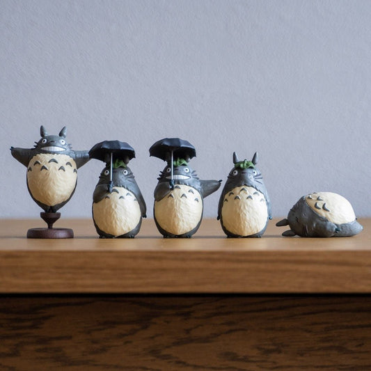 Official Studio Ghibli Totoro Figure (Set of 6) • My Neighbor Totoro Home Interior Decor - Kamaji Market
