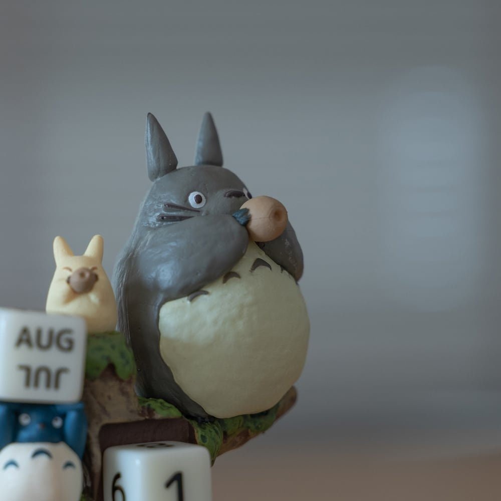 Official Studio Ghibli Totoro Perpetual Calendar with Dice • My Neighbor Totoro Figure/Home Decor/Diorama - Kamaji Market