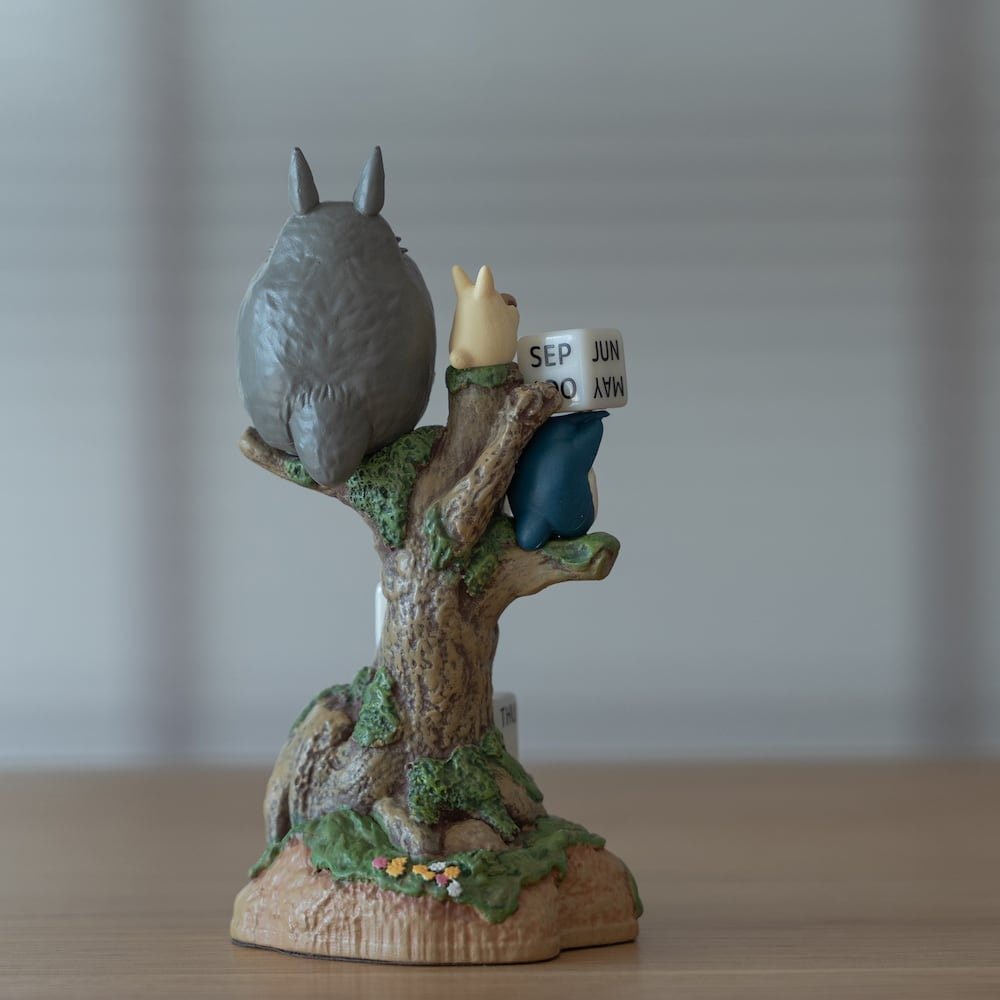 Official Studio Ghibli Totoro Perpetual Calendar with Dice • My Neighbor Totoro Figure/Home Decor/Diorama - Kamaji Market