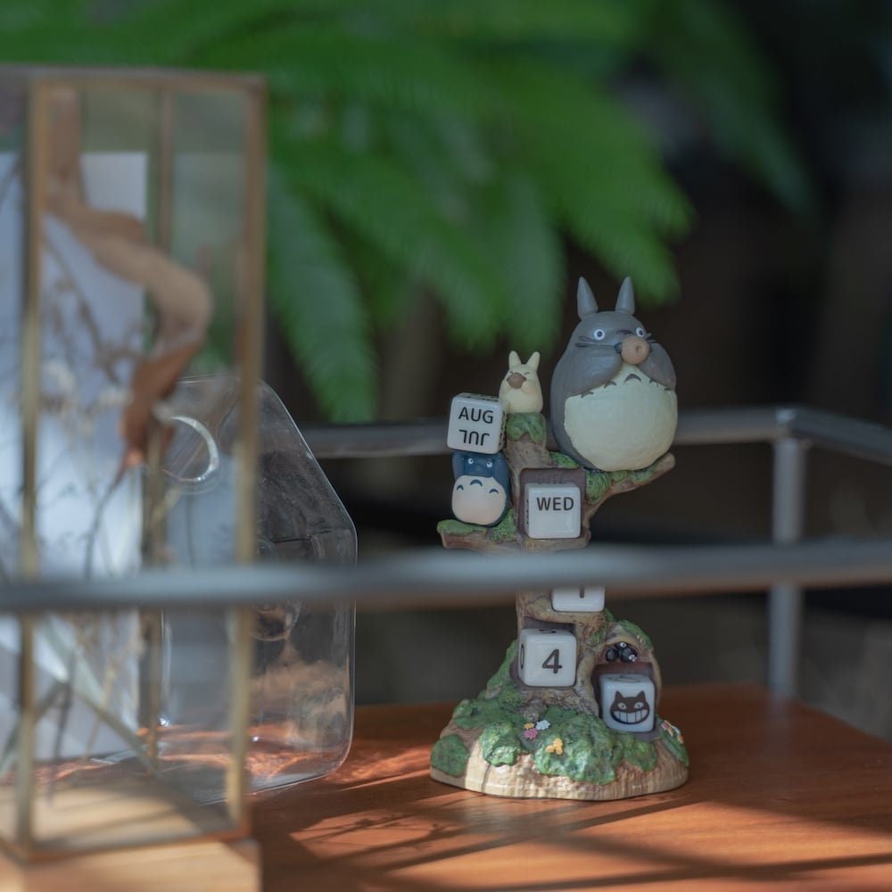 Official Studio Ghibli Totoro Perpetual Calendar with Dice • My Neighbor Totoro Figure/Home Decor/Diorama - Kamaji Market