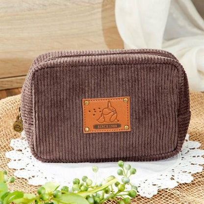 Official Studio Ghibli Totoro Pouch • My Neighbor Totoro Corduroy Pencil Case/Cosmetic Bag/Clutch/Wallet/Multi-case/Makeup Bag - Kamaji Market