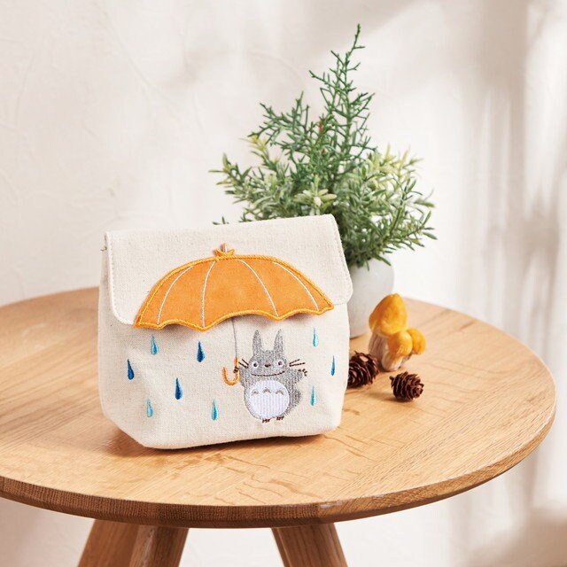 Official Studio Ghibli Totoro Pouch • My Neighbor Totoro Pencil Case/Cosmetic Bag/Clutch/Wallet/Multi - case/Makeup Bag - Kamaji Market
