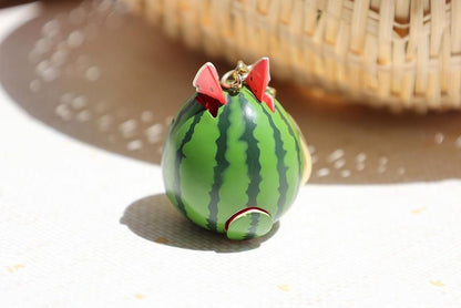 Official Studio Ghibli Totoro Strap/Bag Charm • My Neighbor Totoro Keychain • Anime Watermelon Fruit Summer Gift - Kamaji Market