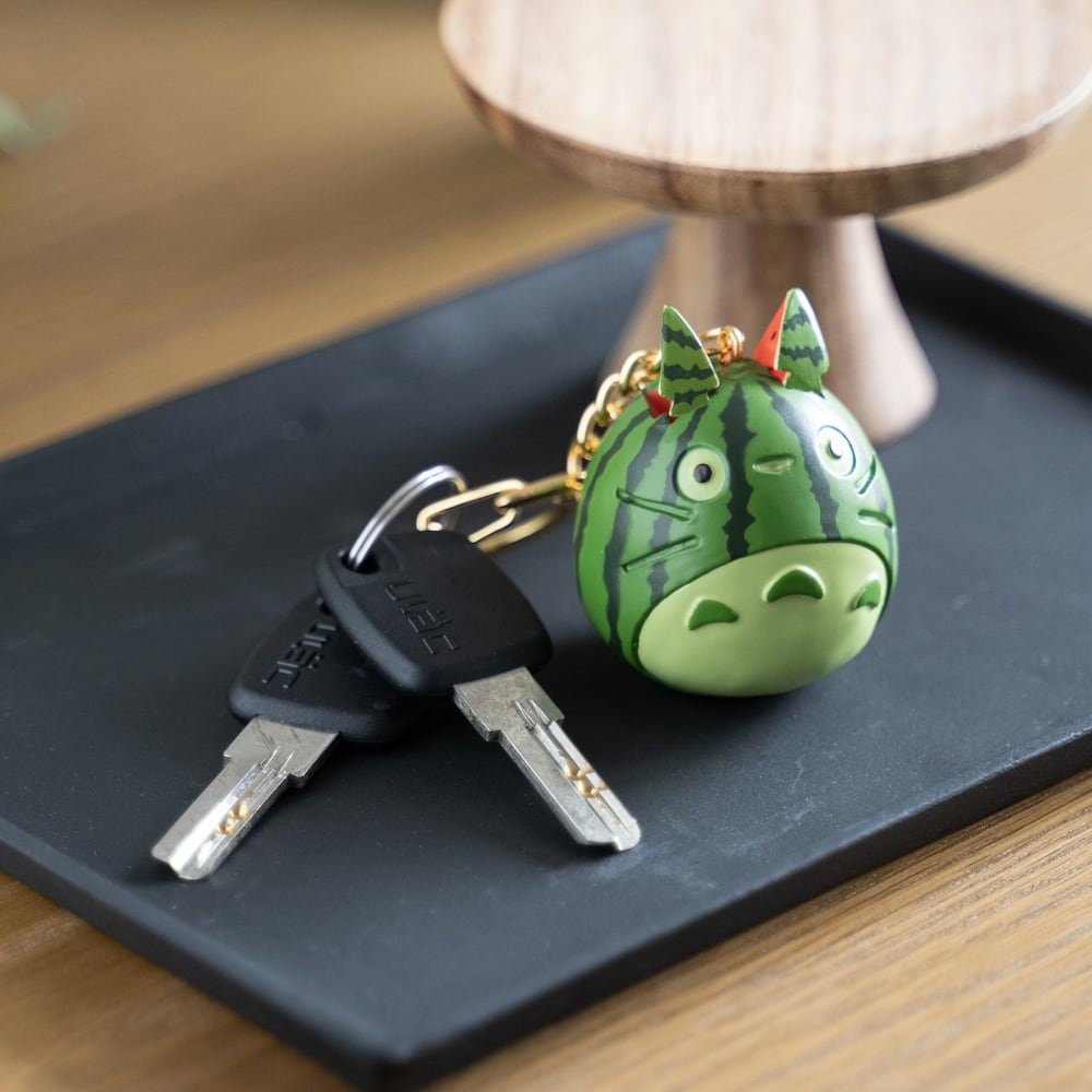 Official Studio Ghibli Totoro Strap/Bag Charm • My Neighbor Totoro Keychain • Anime Watermelon Fruit Summer Gift - Kamaji Market