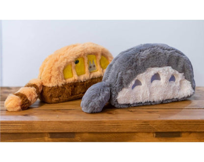 Official Studio Ghibli Totoro/Catbus Fluffy Pouch/Clutch • My Neighbor Totoro Cosmetic Bag/Wallet/Multi - case/Makeup Bag - Kamaji Market