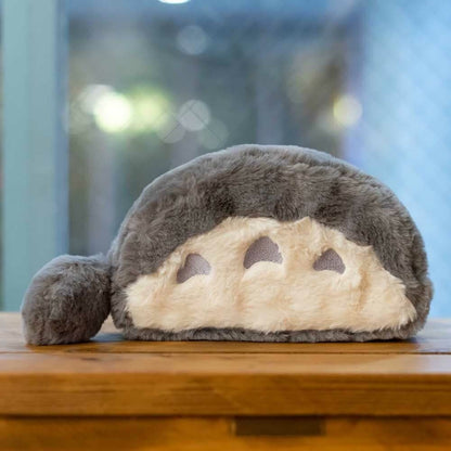 Official Studio Ghibli Totoro/Catbus Fluffy Pouch/Clutch • My Neighbor Totoro Cosmetic Bag/Wallet/Multi - case/Makeup Bag - Kamaji Market