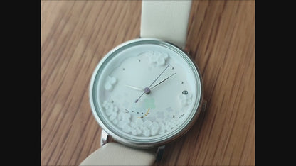 Montre-bracelet officielle Ghibli Totoro noire • Montres commémoratives du 30e anniversaire de Mon Voisin Totoro • ALBA Seiko, édition limitée à 1000 exemplaires