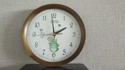 Original Ghibli Wooden Wall Clock • My Neighbor Totoro Wall Hanging / Home Decor Art / Interior Design • Studio Ghibli Gift