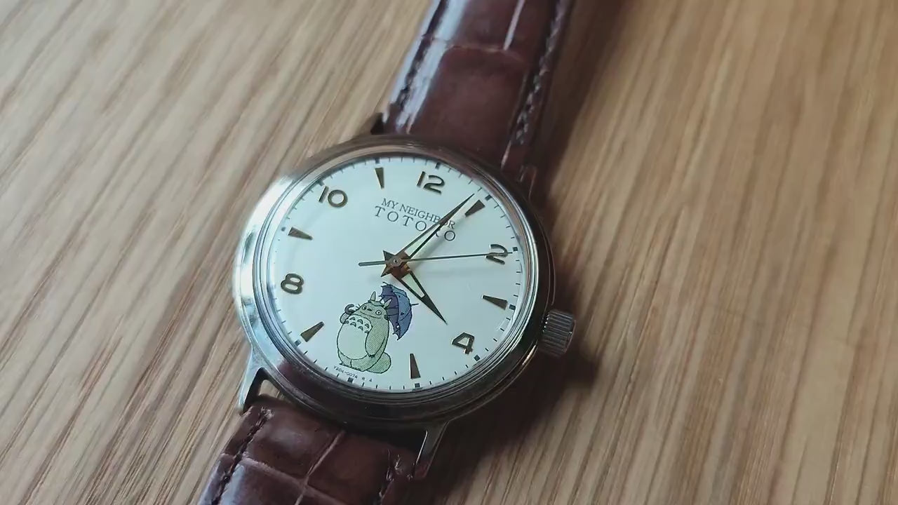 Vintage 2000* Original Ghibli Totoro Wrist Watch • My Neighbor Totoro Japanese Clock • Anime Watches for Man/Women • Studio Ghibli Gift
