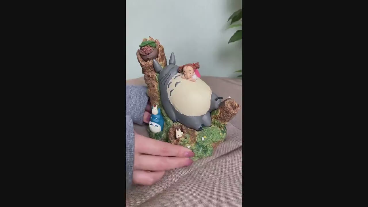 Official Ghibli Totoro and Mei Figure/Music Box • My Neighbor
