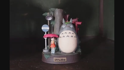 Official Studio Ghibli My Neighbor Totoro Light Up Diorama, Theater Poster Art Figure