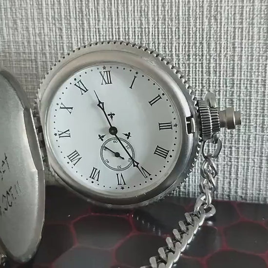 Original Fullmetal Alchemist Pocket Watch • Japanese Anime Watches/Clock • Hiromu Arakawa Manga • Steampunk Gift