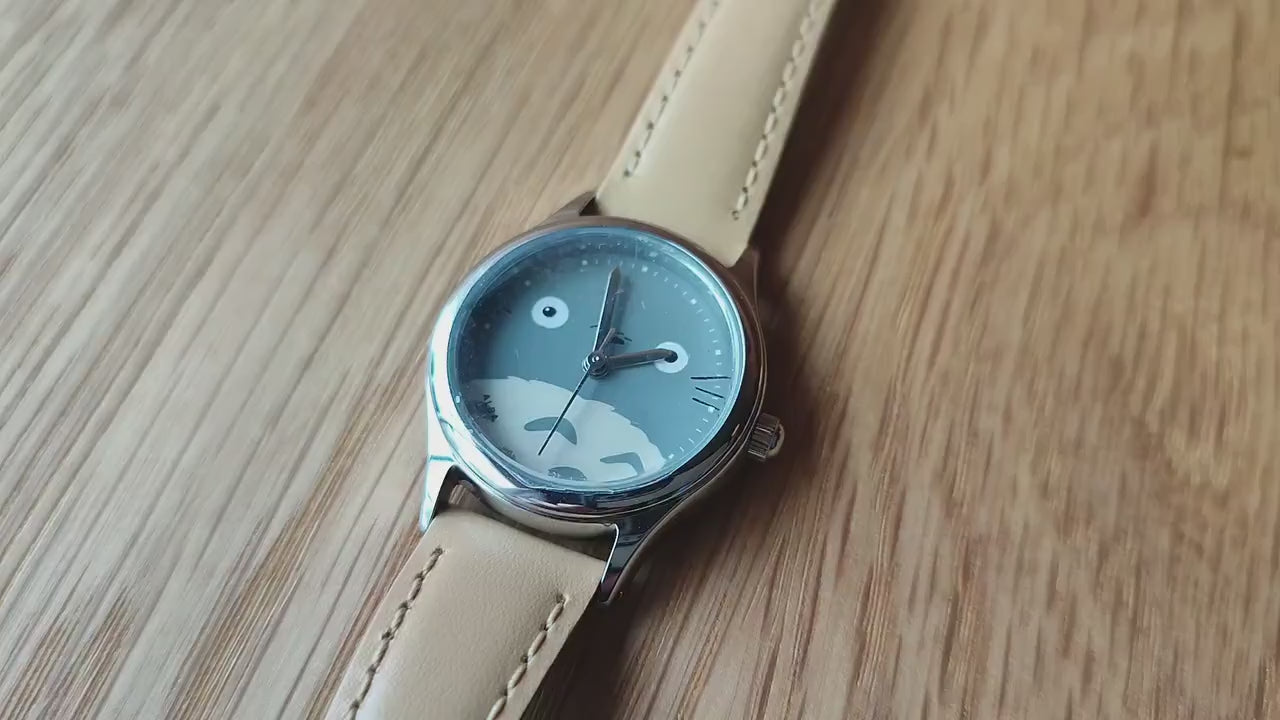 Original Ghibli Totoro Wrist Watch • My Neighbor Totoro Japanese Clock • Anime Watches for Girl/Women • Water Resistant • Studio Ghibli Gift