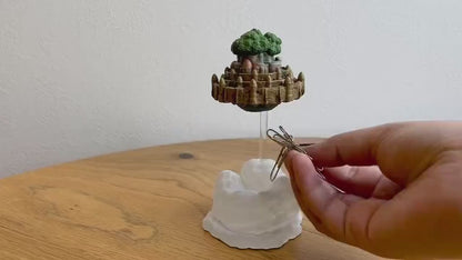 Original Ghibli Laputa Figure/Clip Holder • Castle in the Sky Figurine/Statue/Replica/Home Decor/Interior Diorama • Studio Ghibli Gift
