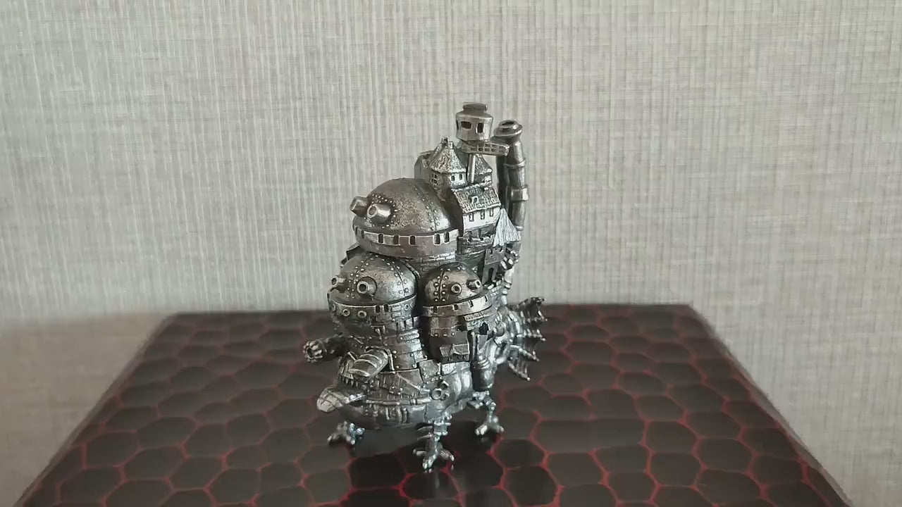 Official Ghibli Howls Moving Castle Metallic Jewelry Box • Ghibli