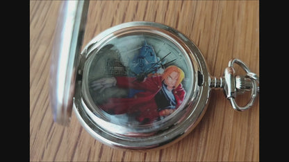 Vintage* Official Fullmetal Alchemist Pocket Watch • Hiromu Arakawa Manga • Square Enix/Movic