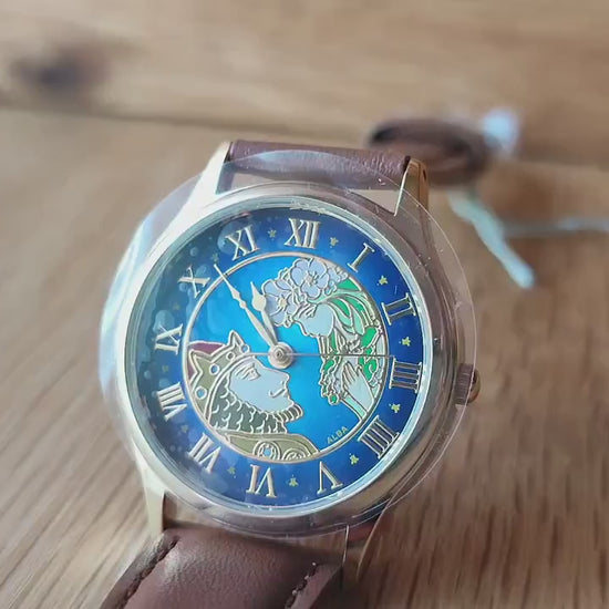 Original Ghibli Whisper of the Heart Watch • Dwarf King & Elf Queen Wrist Watch/Clock • Anime Watches for Girl/Women • Studio Ghibli Gift